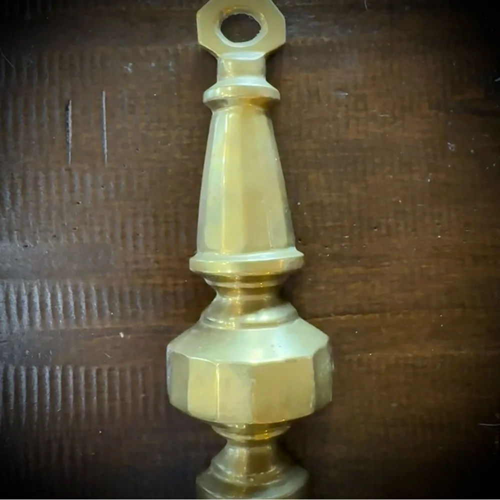 Vintage Solid Brass Wall Sconces (2)